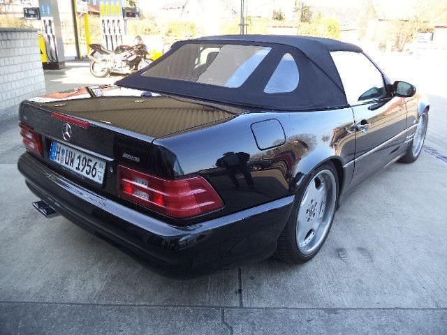 Gebraucht Mercedes SL320 224 PS (164 kW) 2003 Schwarz Cabrio