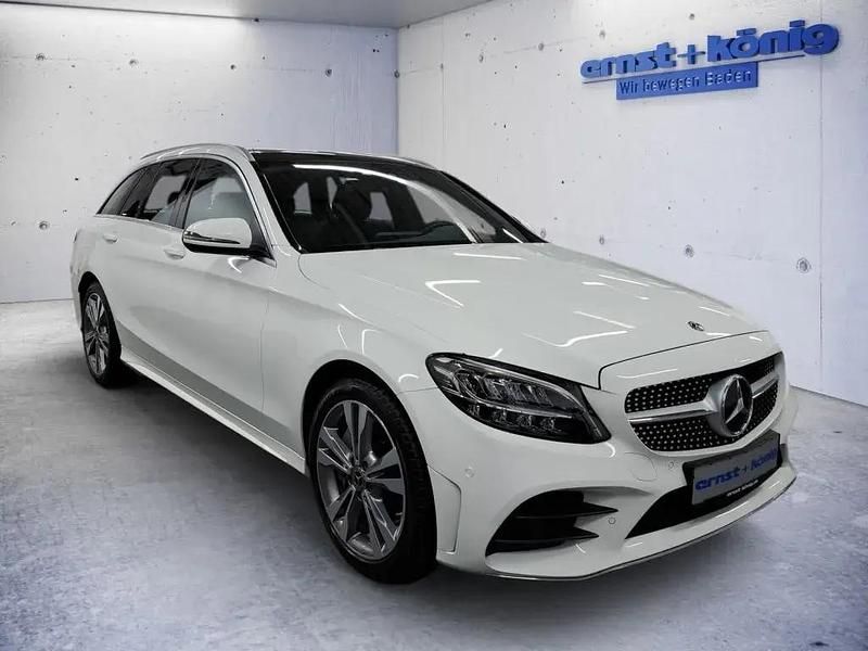 Gebraucht Mercedes C300 AMG line 245 PS (180 kW) 2021 Weiß Limousine