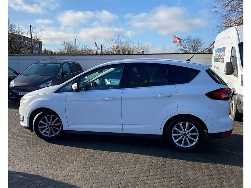 Gebraucht Ford C-MAX Titanium 125 PS (91 kW) 2016 Frostweiß Van / Kleinbus