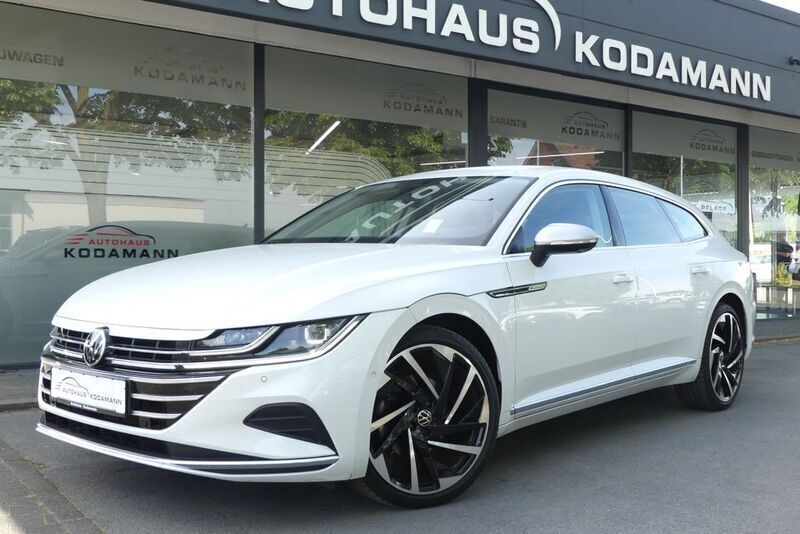 Oryxweiß perlmutteffekt Gebraucht 2021 VW Arteon R-line Kombi | 31.950 € (Fairer Preis) - Bild 1/4