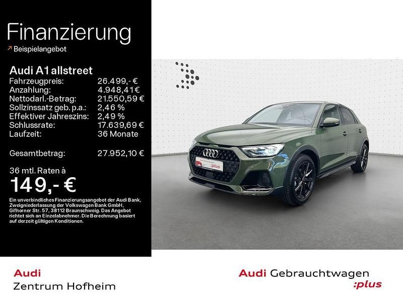 Distriktgrün metallic Gebraucht 2024 Audi A1 S-Line Kleinwagen | 26.499 € (Fairer Preis) - Bild 1/4