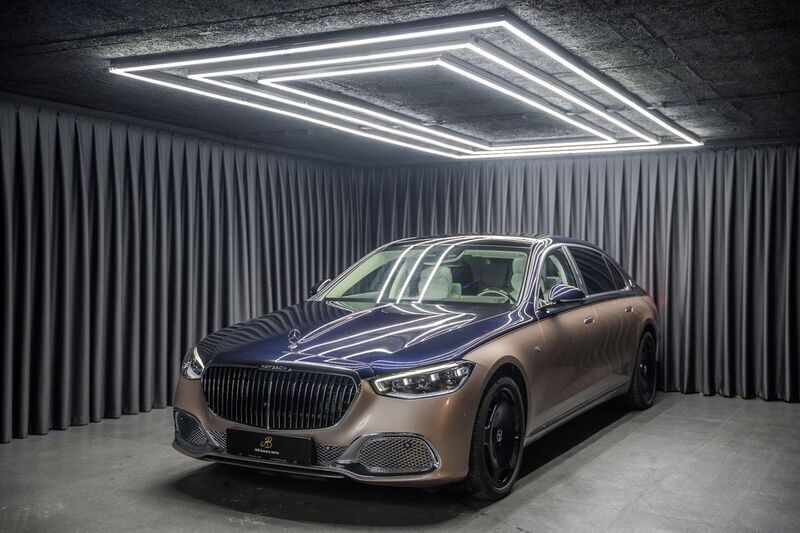 324 light rose / 595 nautic bl Neu 2024 Mercedes S680 Maybach Edition Limousine | 399.900 € (Etwas zu teuer) - Bild 1/4