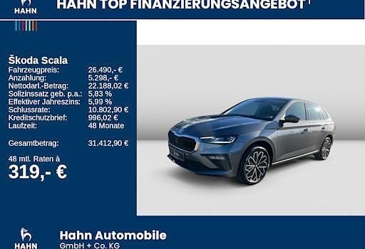 Gebraucht Skoda Scala Tour 116 PS (85 kW) 2025 Schwarz Kleinwagen