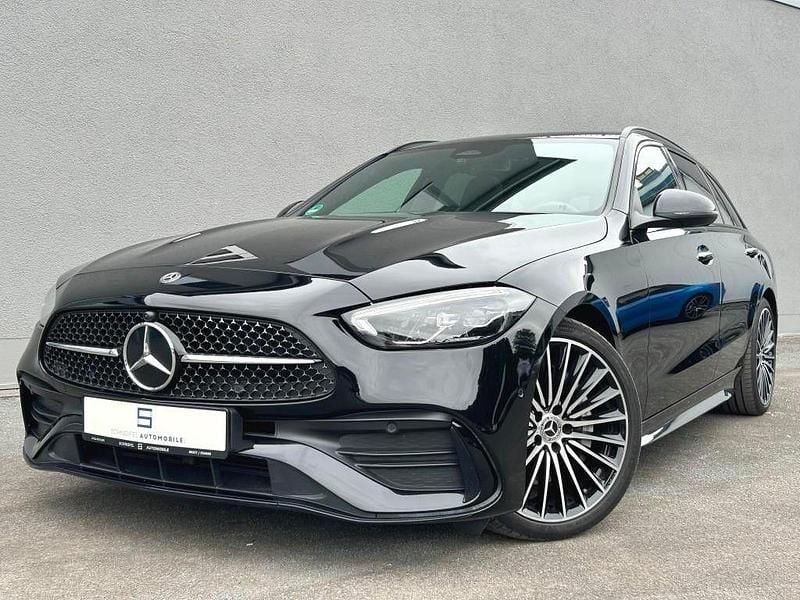 Schwarz Gebraucht 2021 Mercedes C300 Business Limousine | 39.899 € (Teuer) - Bild 1/4