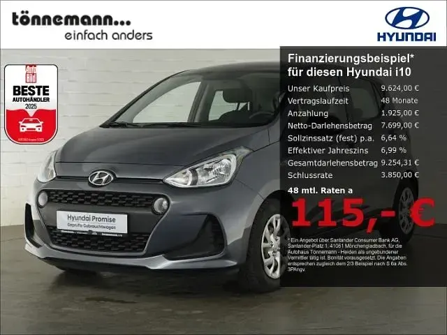 Gebraucht Hyundai i10 Select 67 PS (49 kW) 2019 Kleinwagen