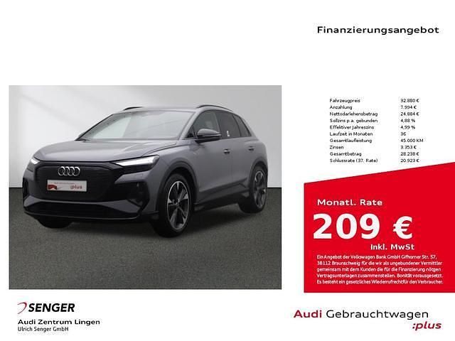 Kieselgrau Gebraucht 2022 Audi Q4 e-tron Ambiente SUV | 32.880 € (Fairer Preis) - Bild 1/3