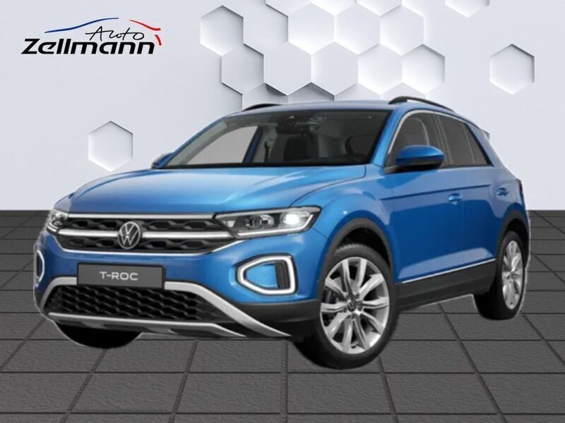 Blau Gebraucht 2025 VW T-Roc Style SUV | 34.840 € (Fairer Preis) - Bild 1/3