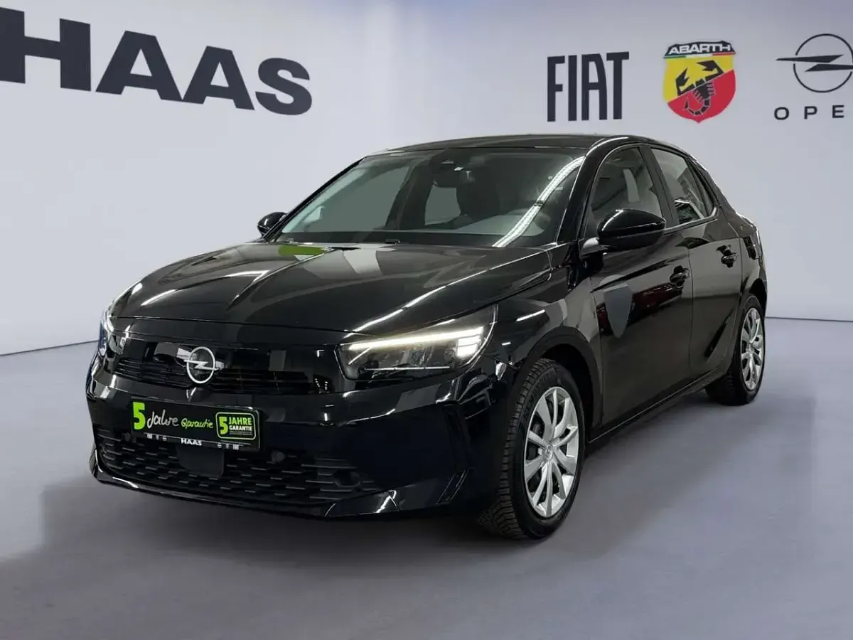 Gebraucht Opel Corsa Edition 75 PS (55 kW) 2024 Lackierung schwarz perla nera/ Kleinwagen