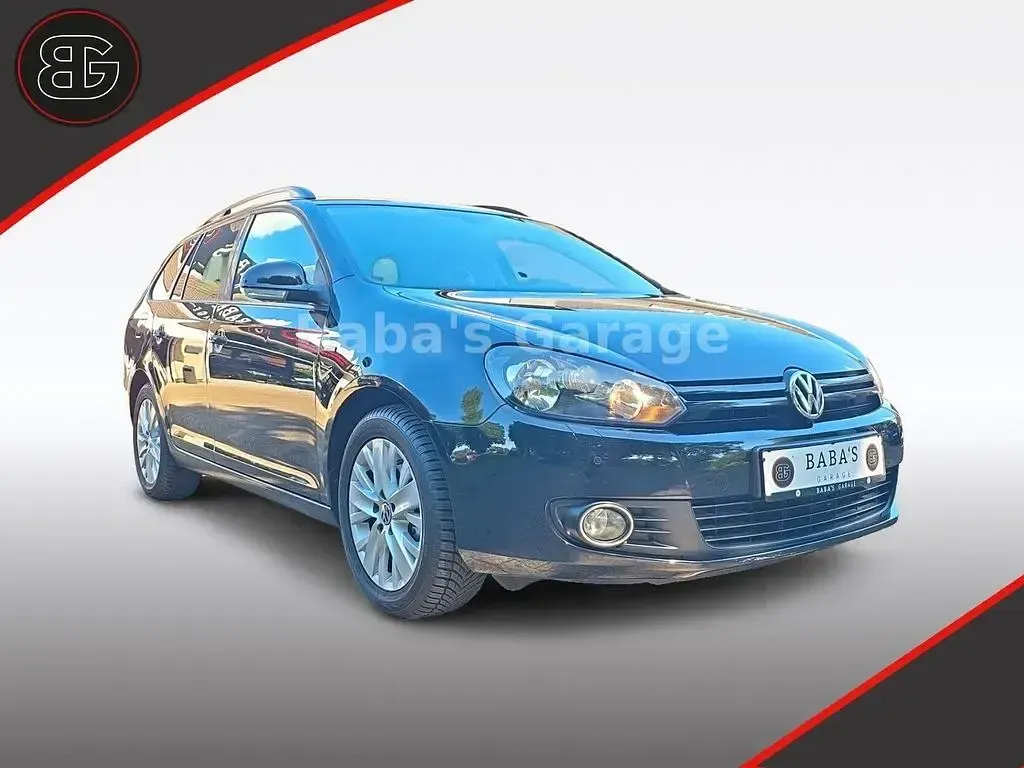 Gebraucht VW Golf VII Match 105 PS (77 kW) 2012 Schwarz Kombi
