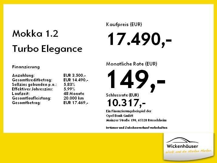 Gebraucht Opel Mokka Elegance 131 PS (96 kW) 2022 Matcha green/ikone gruen SUV