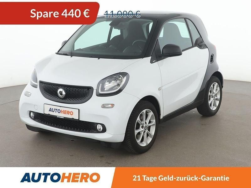 Weiß Gebraucht 2018 Smart ForTwo Coupé Basis Kleinwagen | 10.300 € (Fairer Preis) - Bild 1/3