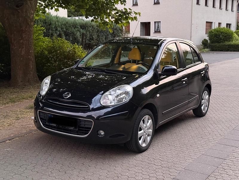 Schwarz Gebraucht 2012 Nissan Micra Visia Kleinwagen | 3.950 € (Etwas zu teuer) - Bild 1/4