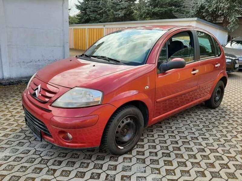 Farbe luziferrot/metallic Gebraucht 2006 Citroën C3 Exclusive Kleinwagen | 3.200 € (Etwas zu teuer) - Bild 1/4
