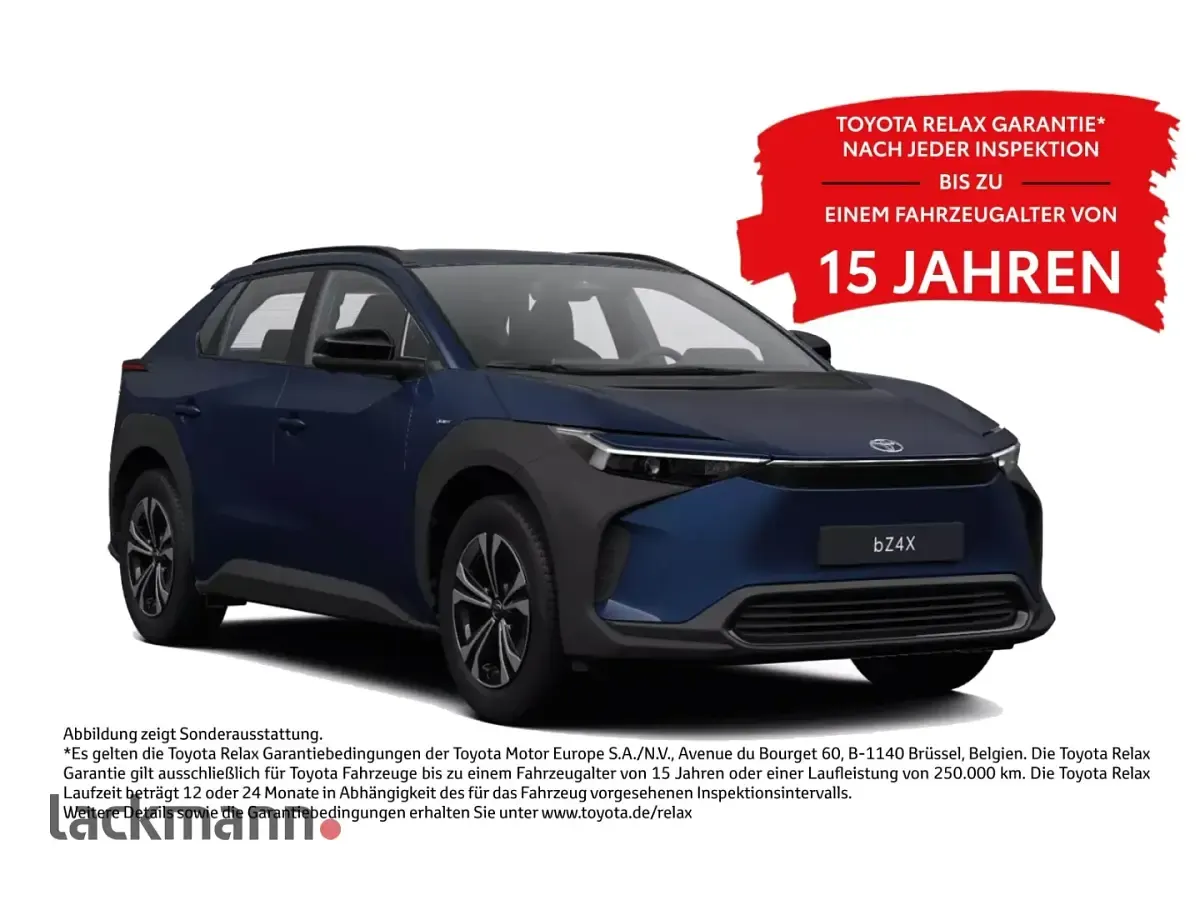 Gebraucht Toyota bZ4X Lounge 150 kW (204 PS) 2024 8s6)/ black (202) (blau SUV