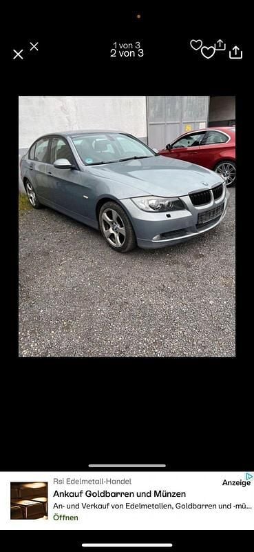 Silber Gebraucht 2008 BMW 320 Limousine | 3.000 € (Superpreis) - Bild 1/3