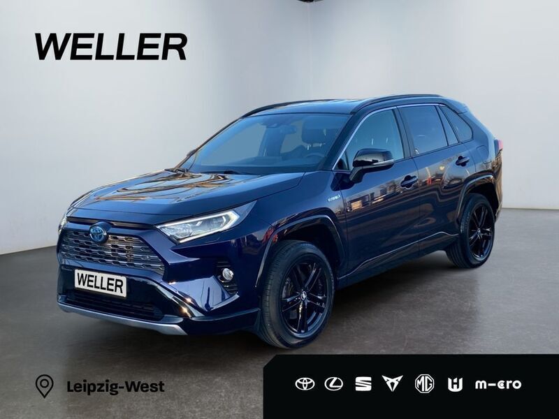 Blau Gebraucht 2019 Toyota RAV4 Hybrid Style SUV | 30.990 € (Etwas zu teuer) - Bild 1/3