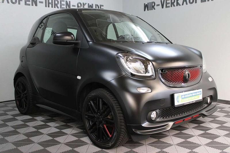 Schwarz matt Gebraucht 2019 Smart ForTwo Coupé Brabus Kleinwagen | 20.999 € (Teuer) - Bild 1/4