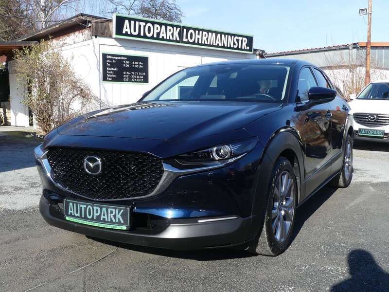 Deep crystal blue Gebraucht 2021 Mazda CX-3 Selection SUV | 16.990 € (Guter Preis) - Bild 1/4
