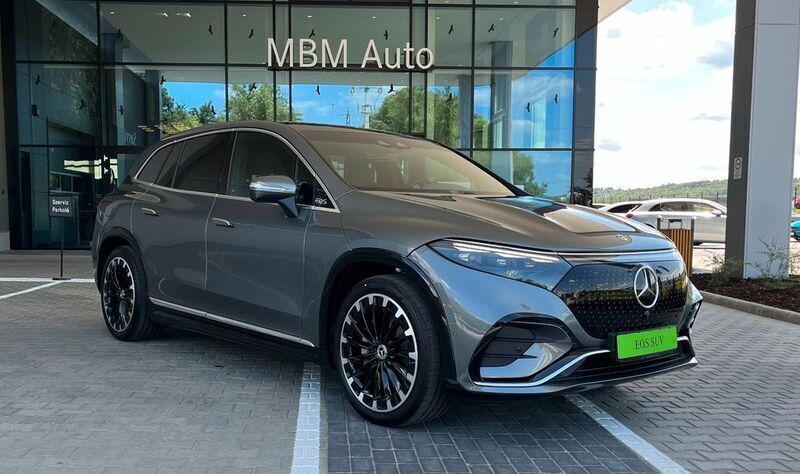 Grau Gebraucht 2025 Mercedes EQS450+ SUV | 122.990 € - Bild 1/4