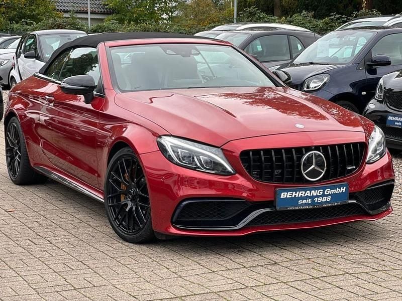 Rot Gebraucht 2017 Mercedes C63S AMG AMG Cabrio | 44.900 € (Superpreis) - Bild 1/4