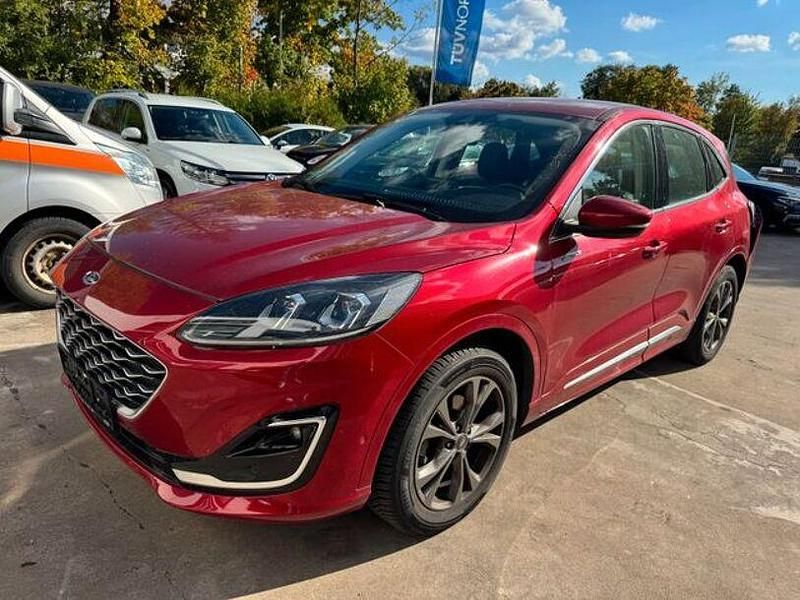 Rot Gebraucht 2020 Ford Kuga Vignale SUV | 16.900 € - Bild 1/4