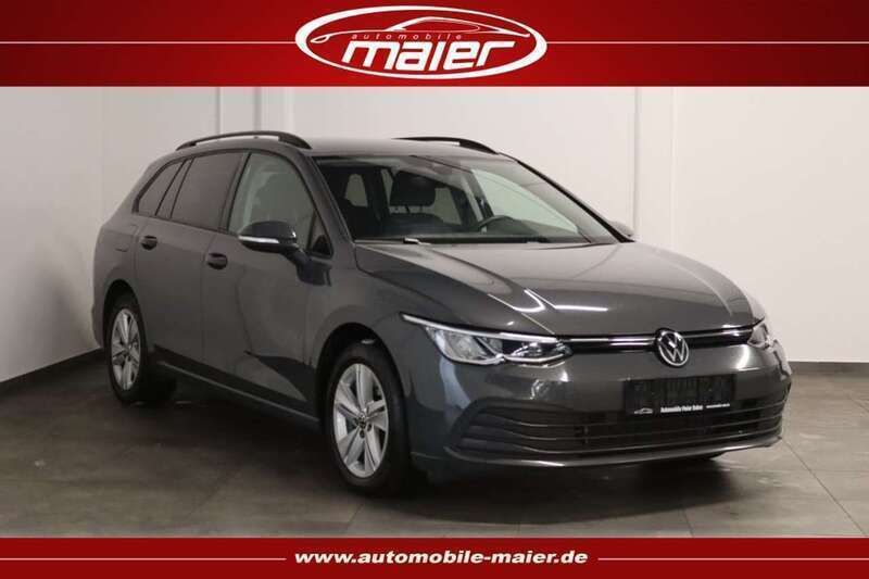 Delfingrau metallic Gebraucht 2021 VW Golf VIII Life Kombi | 13.300 € - Bild 1/4