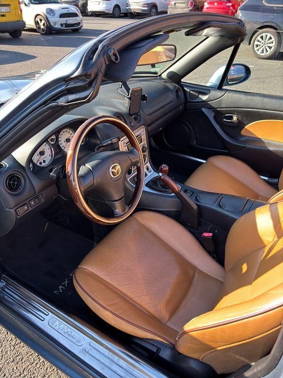 Gebraucht Mazda MX5 Impuls 110 PS (80 kW) 2004 Blau Cabrio