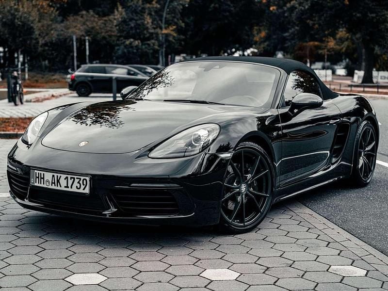 Schwarz Gebraucht 2019 Porsche 718 Boxster T Cabrio | 54.000 € - Bild 1/4
