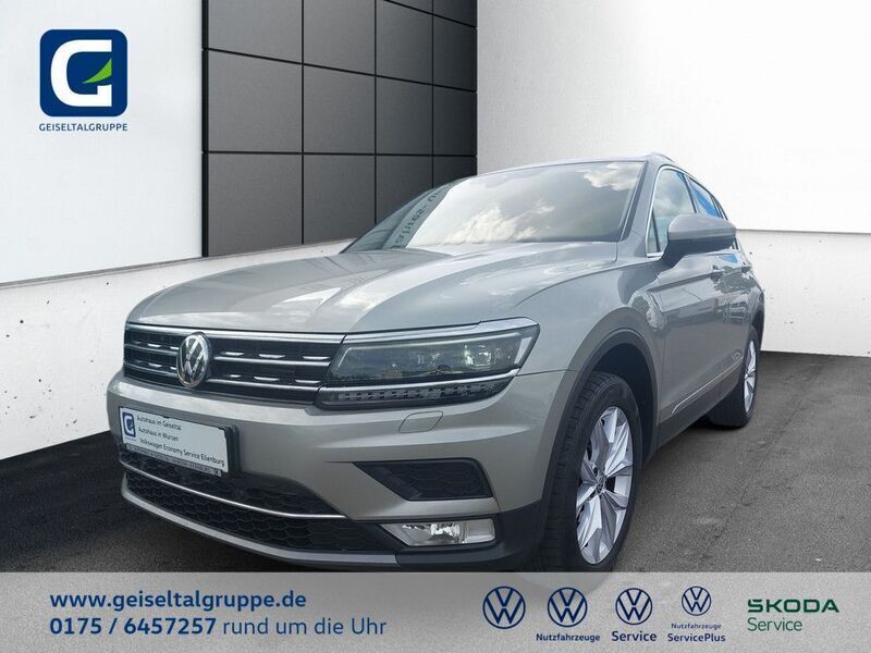 Tungsten silver Gebraucht 2016 VW Tiguan Highline SUV | 24.930 € (Fairer Preis) - Bild 1/4