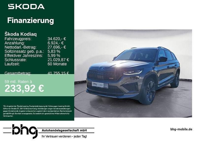Gebraucht Skoda Kodiaq RS 245 PS (180 kW) 2023 Grau SUV