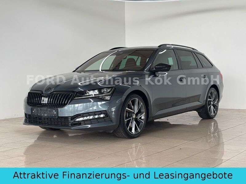 Grau Gebraucht 2019 Skoda Superb SportLine Kombi | 26.980 € (Fairer Preis) - Bild 1/4
