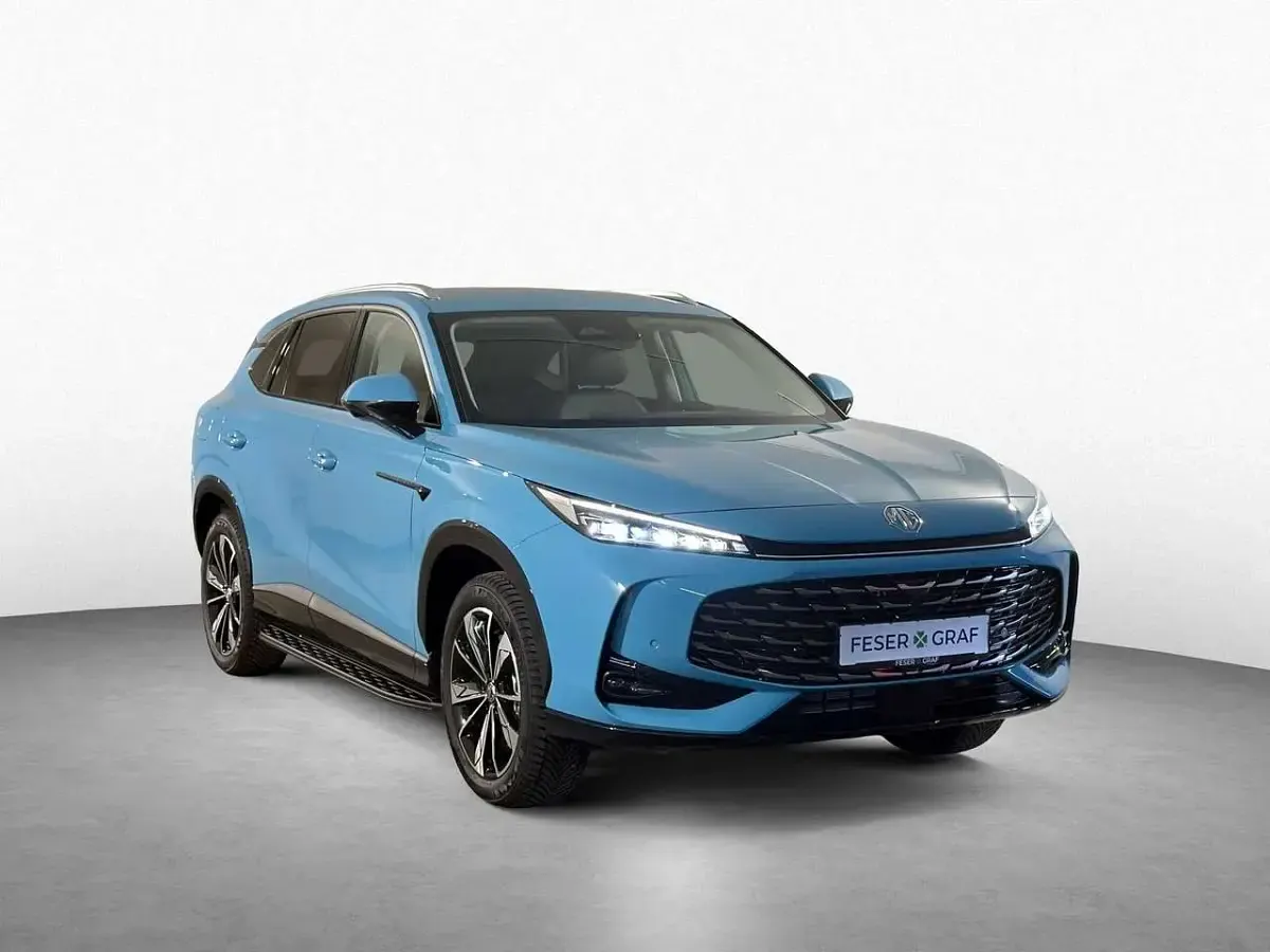 Neu MG HS Luxury 272 PS (200 kW) 2025 Blau (arctic blue) SUV