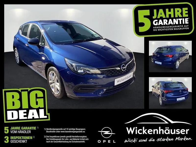 Blau Gebraucht 2020 Opel Astra Edition Limousine | 12.490 € (Guter Preis) - Bild 1/4