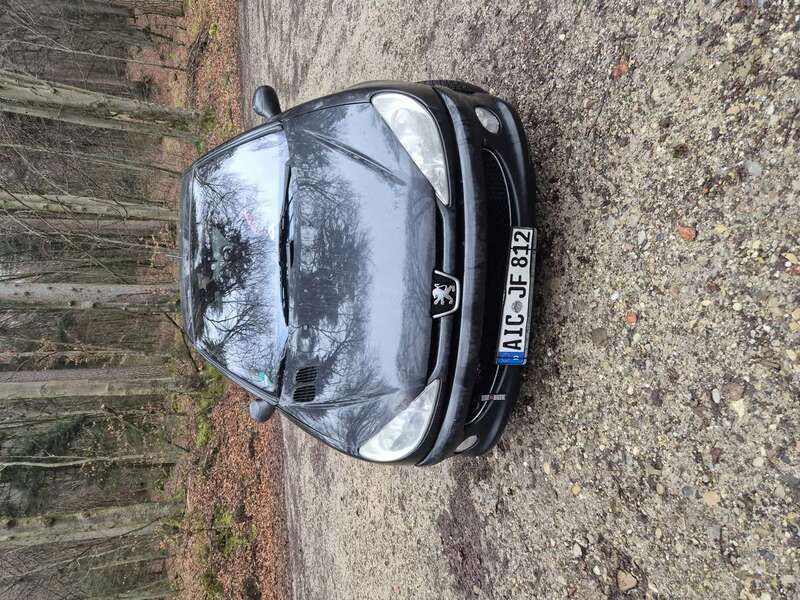 Schwarz Gebraucht 2004 Peugeot 206 CC Cabrio | 1.700 € (Fairer Preis) - Bild 1/4