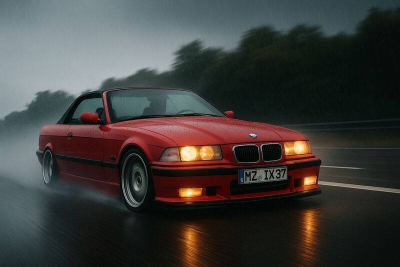 Rot Gebraucht 1995 BMW M3 Cabriolet M Sport Cabrio | 11.500 € - Bild 1/4