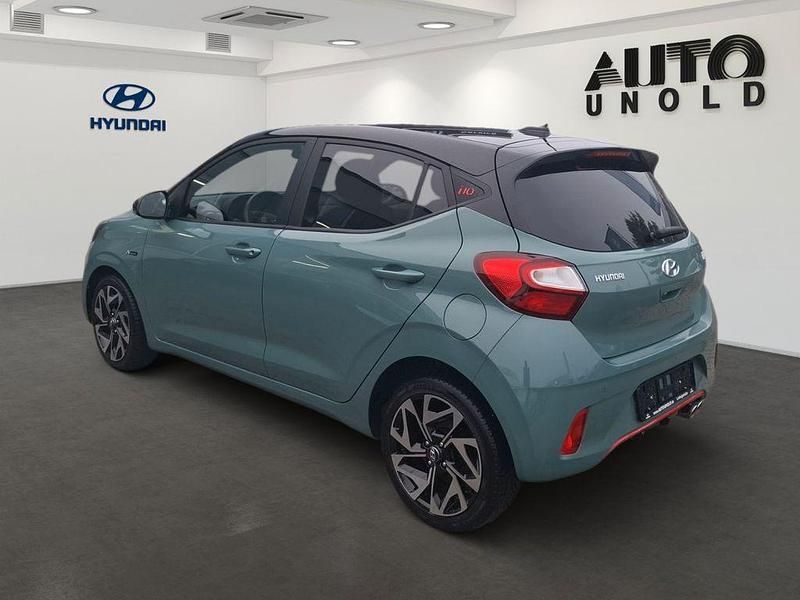 Gebraucht Hyundai i10 N Line 101 PS (74 kW) 2021 Grün Kleinwagen