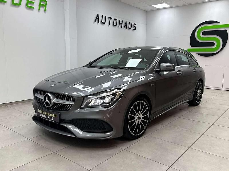 Gebraucht Mercedes CLA200 AMG line 136 PS (100 kW) 2017 Mountaingrau Coupé