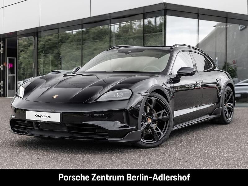 Tiefschwarzmetallic Gebraucht 2024 Porsche Taycan Cross Turismo Limousine | 112.900 € (Superpreis) - Bild 1/4