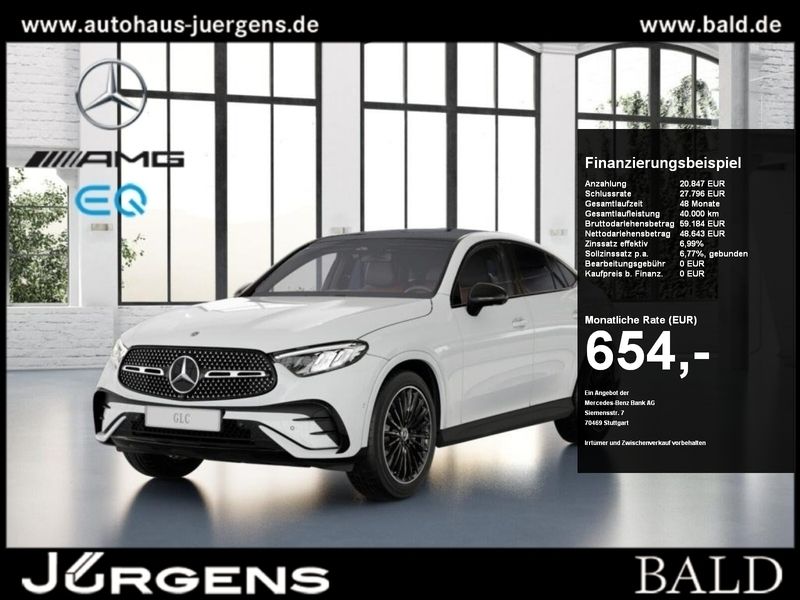 Unilack polarweiss Gebraucht 2024 Mercedes GLC300 AMG Coupé | 69.840 € (Etwas zu teuer) - Bild 1/4