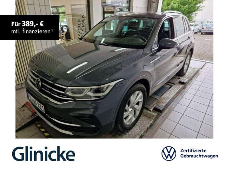 Delfingrau metallic Gebraucht 2022 VW Tiguan Elegance SUV | 29.315 € (Superpreis) - Bild 1/1