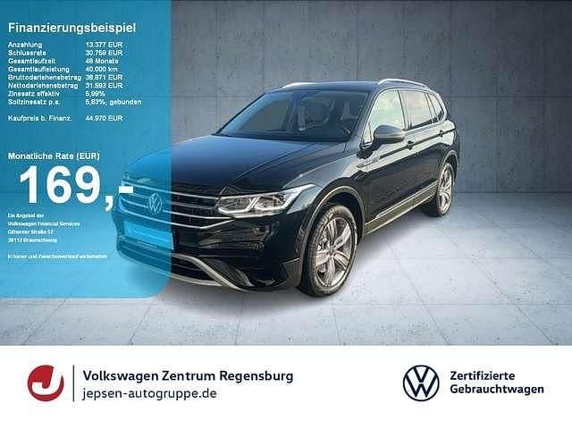 Deep black perleffekt Gebraucht 2024 VW Tiguan Allspace Elegance SUV | 44.970 € (Fairer Preis) - Bild 1/2