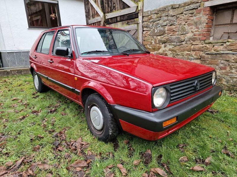 Rot Gebraucht 1991 VW Golf II Limousine | 2.490 € - Bild 1/4