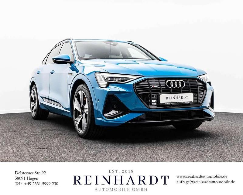 Blau individual Gebraucht 2022 Audi e-tron Sportback S-Line SUV | 36.335 € (Superpreis) - Bild 1/3