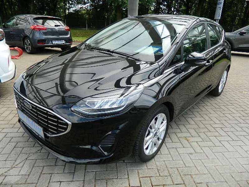 Agate black metallic (metallic) Gebraucht 2022 Ford Fiesta Kleinwagen | 19.990 € (Fairer Preis) - Bild 1/4