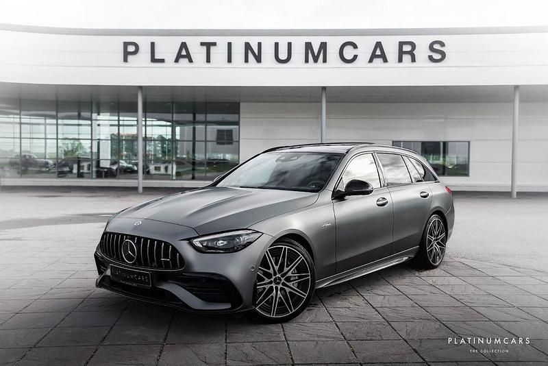 Grau Gebraucht 2023 Mercedes C43 AMG AMG Limousine | 60.293 € (Fairer Preis) - Bild 1/4