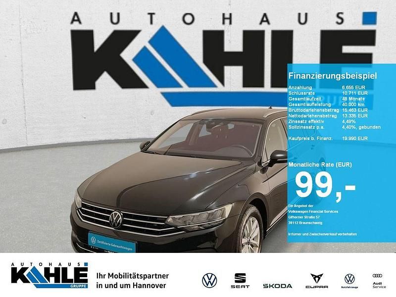 Gebraucht VW Passat Business 150 PS (110 kW) 2022 Schwarz Limousine