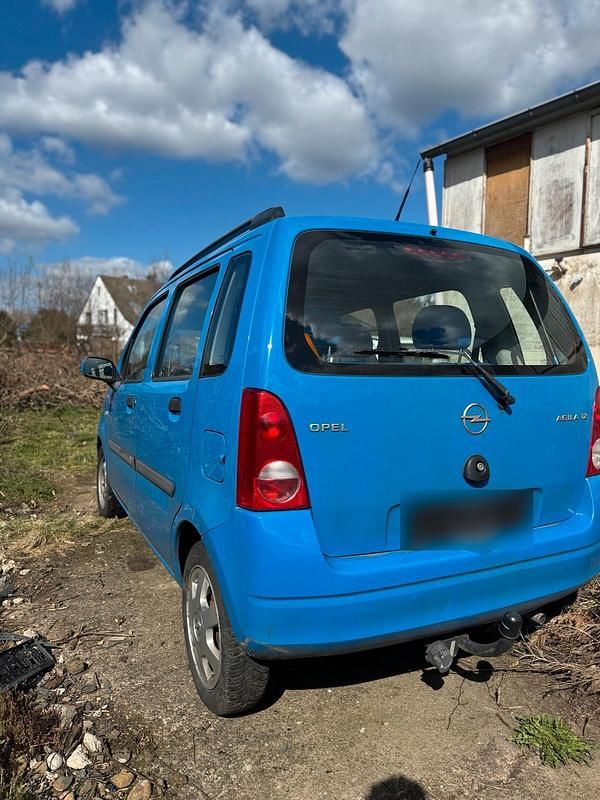 Gebraucht Opel Agila 75 PS (55 kW) 2000 Blau Van / Kleinbus