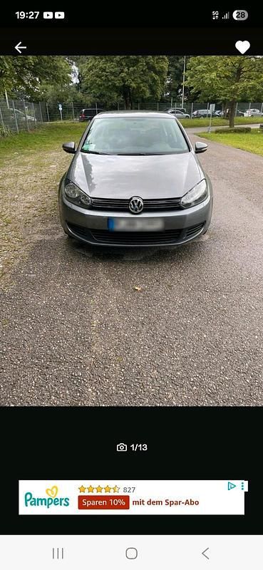Grau Gebraucht 2009 VW Golf VI Limousine | 4.950 € (Fairer Preis) - Bild 1/4