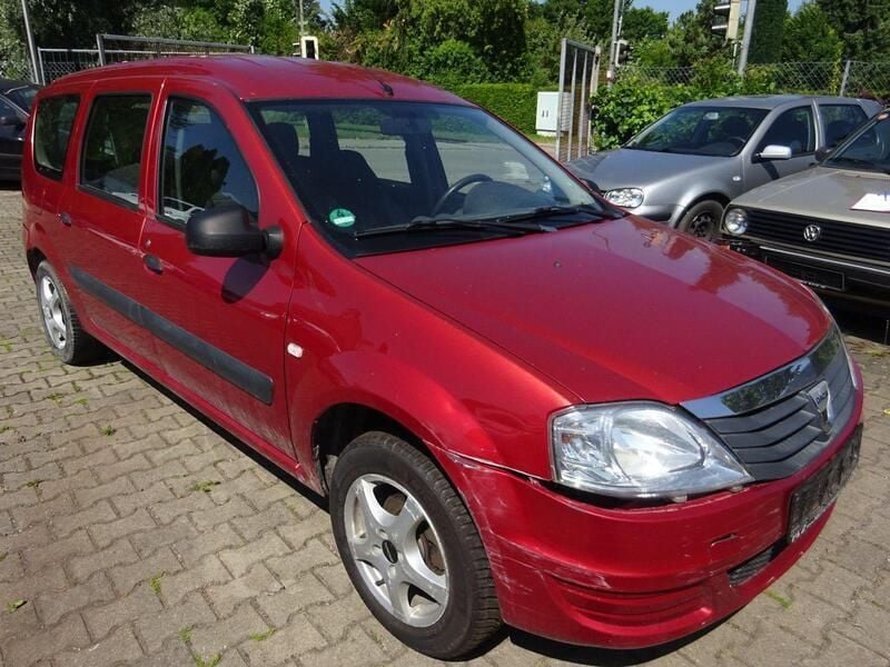 Gebraucht Dacia Logan MCV 68 PS (50 kW) 2010 Rot Kombi
