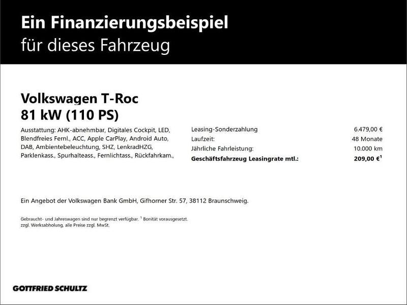 Grau Gebraucht 2022 VW T-Roc Cabriolet Style Cabrio | 24.490 € (Fairer Preis) - Bild 1/1
